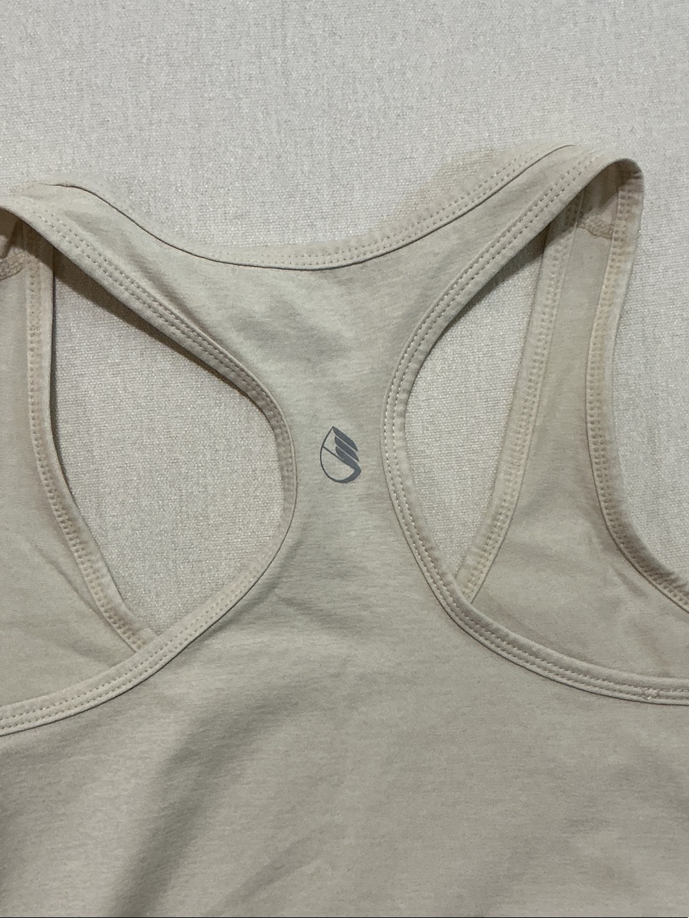 Moda Pink Mesh Racerback & Cream Cotton Racerback Tank Set - Picture 8 of 9